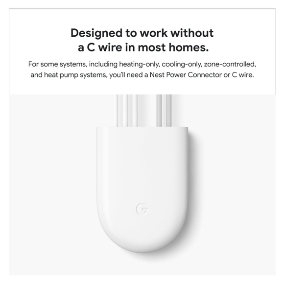 New Sealed Google Nest Thermostat Programmable Smart Thermostat for Home Snow - Picture 9 of 11